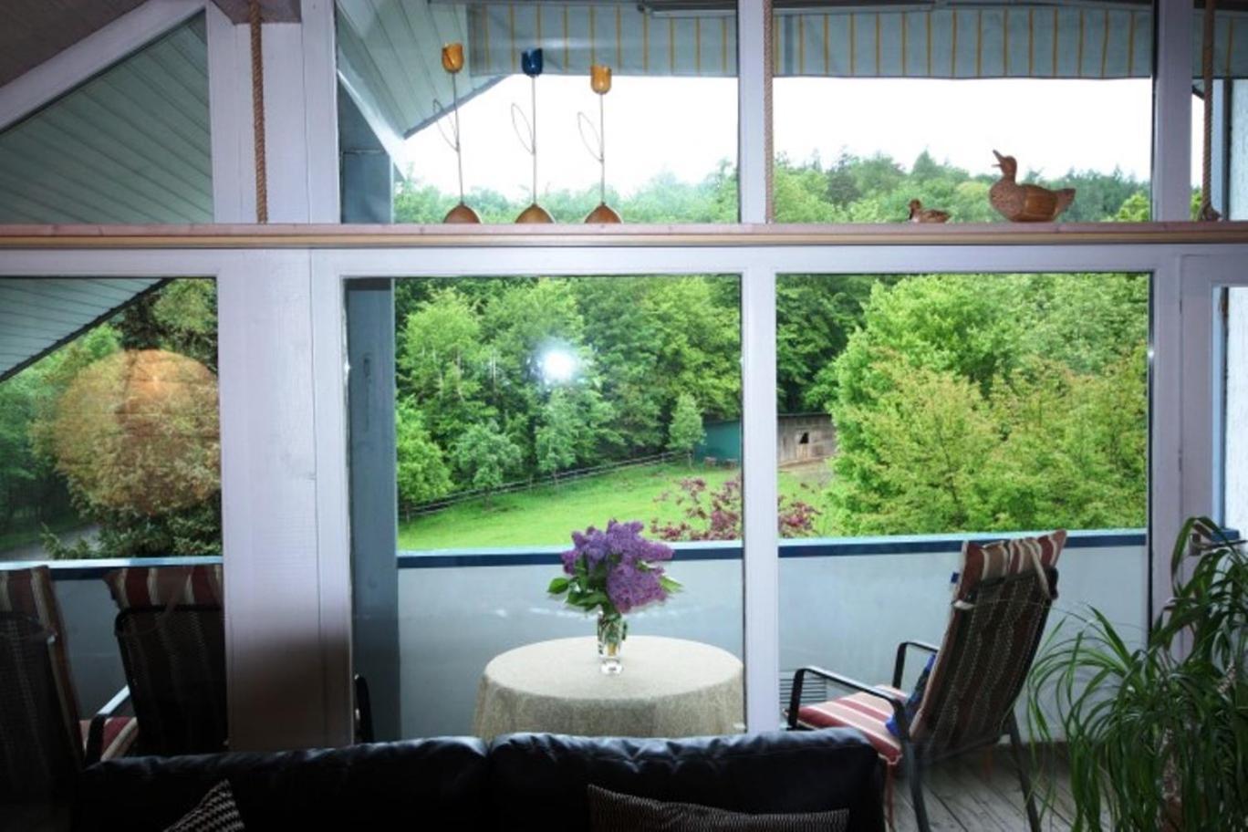 Pension-Ferienwohnung Liesbachtal Direkt Am Waldrand Bayerische Rhoen Schönau an der Brend Exterior foto