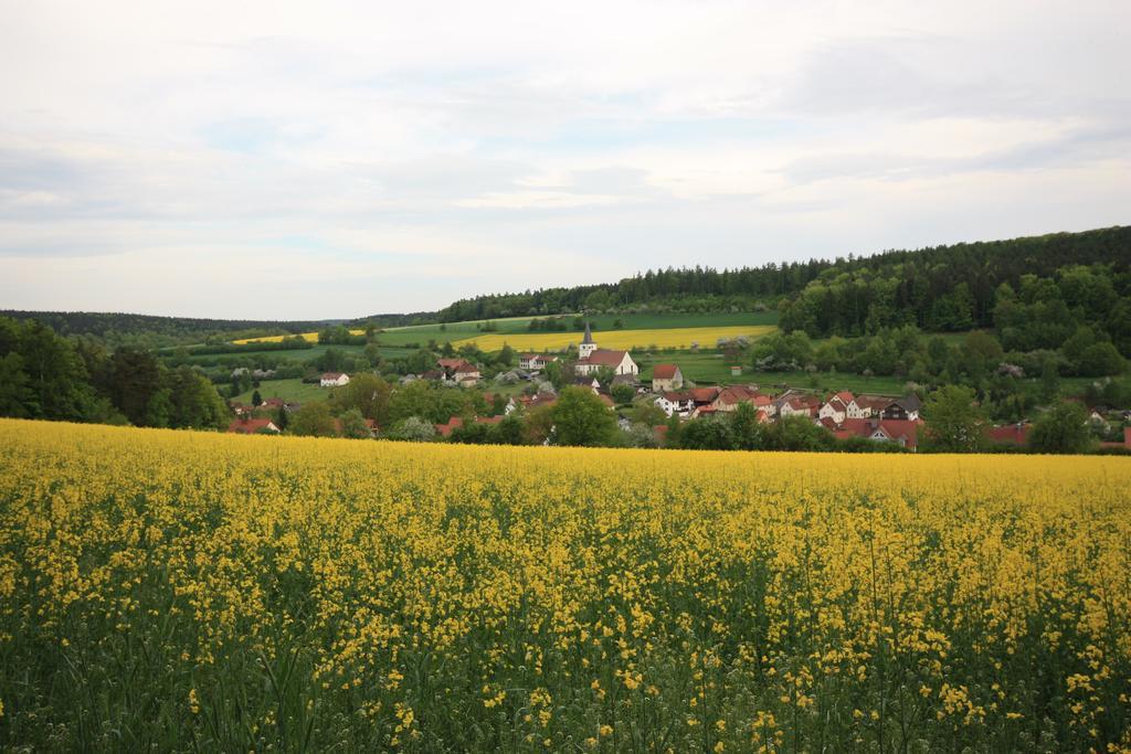 Pension-Ferienwohnung Liesbachtal Direkt Am Waldrand Bayerische Rhoen Schönau an der Brend Exterior foto